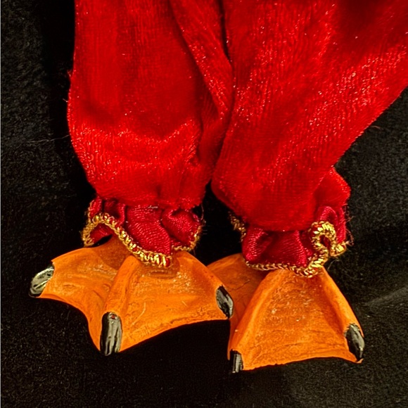 Mark Roberts Collection Festive Goose / Duck with Angel Wings Ornament - Picture 9 of 12